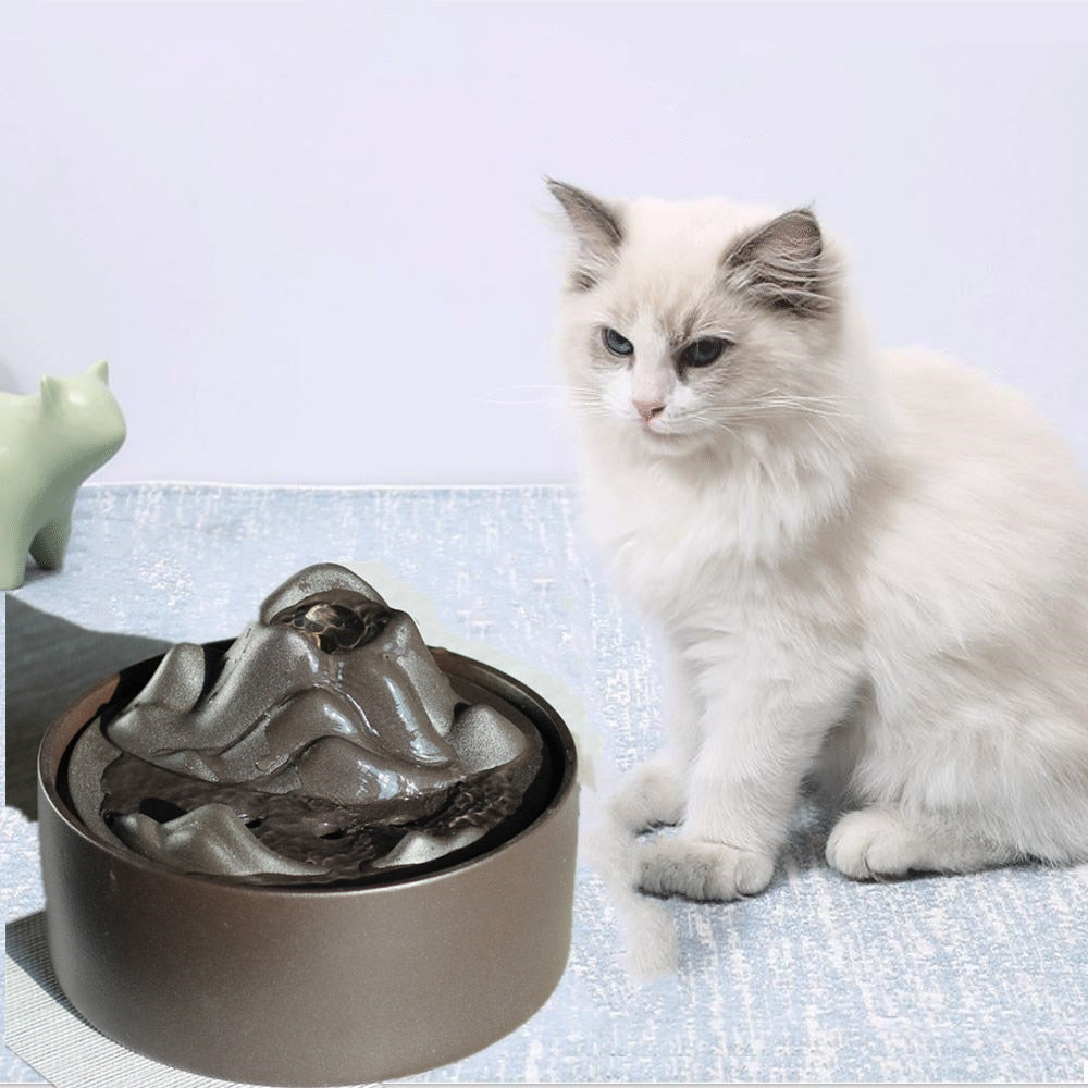 Fontaine Zen a Eau Rafraichissante Chat