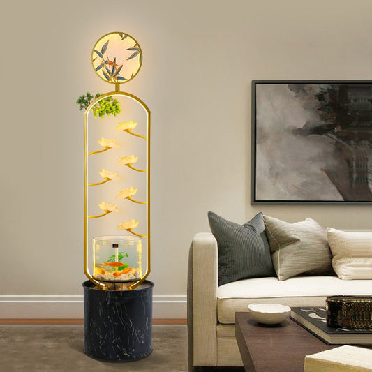 Aquarium avec Pompe Fontaine