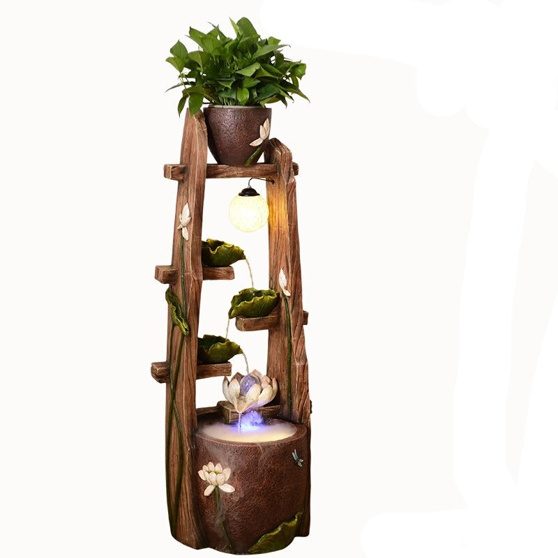 Deco Fontaine Lumineuse Jungle
