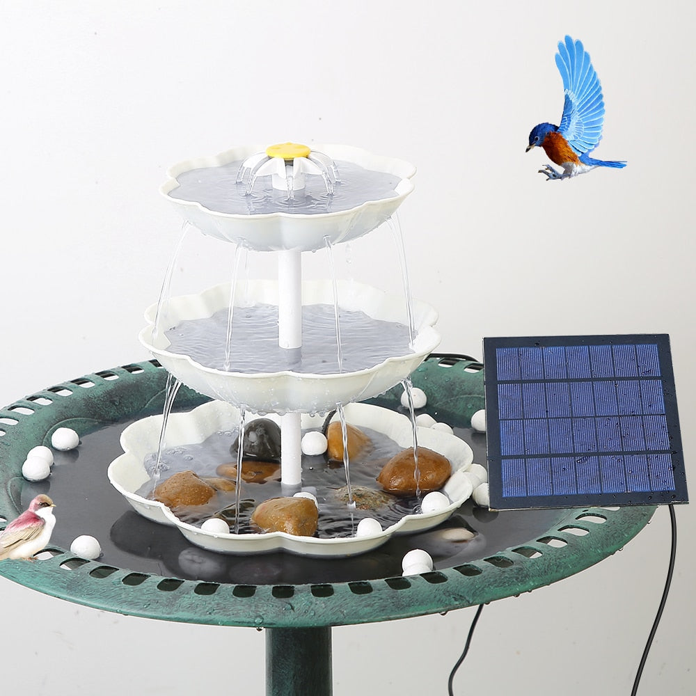 Fontaine a Eau de Jardin Solaire Design Modern
