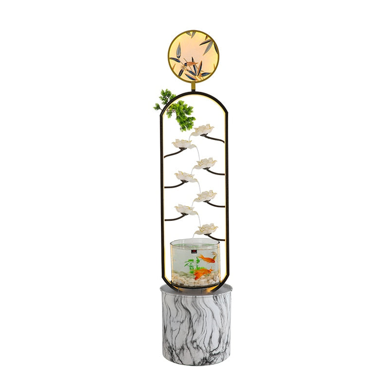 Aquarium avec Pompe Fontaine
