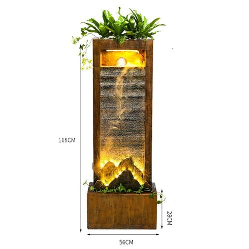 Fontaine Lumineuse Mur d'Eau