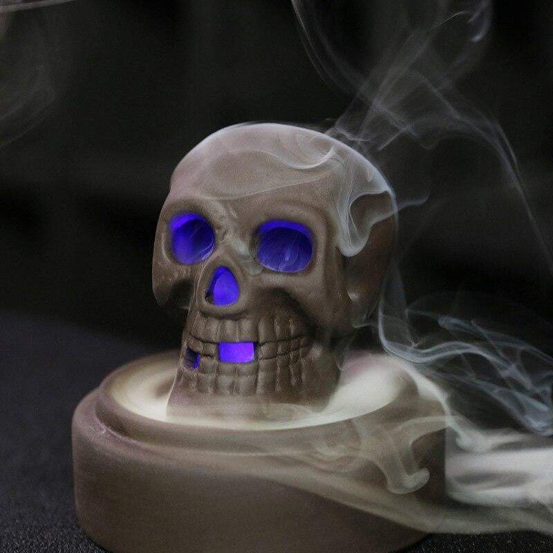 Brûle encens tête de mort
