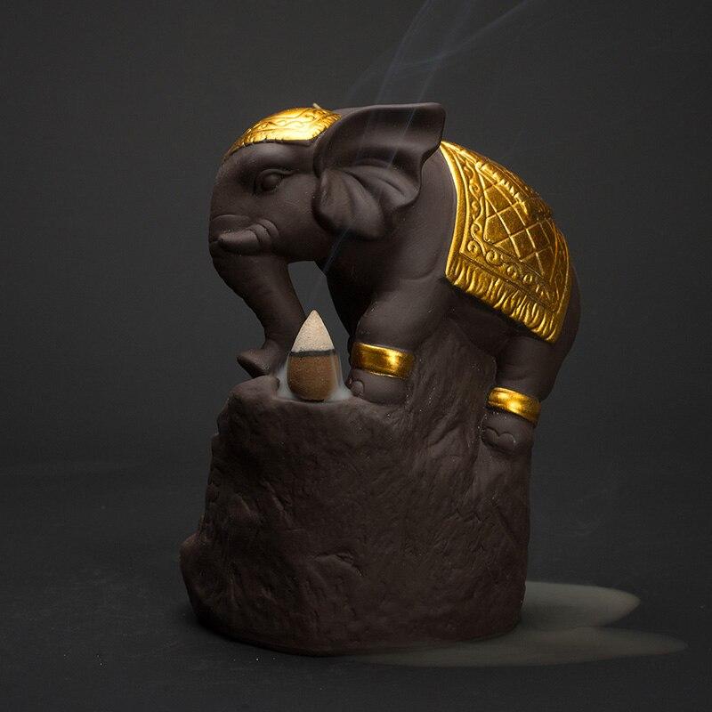 Fontaine encens éléphant