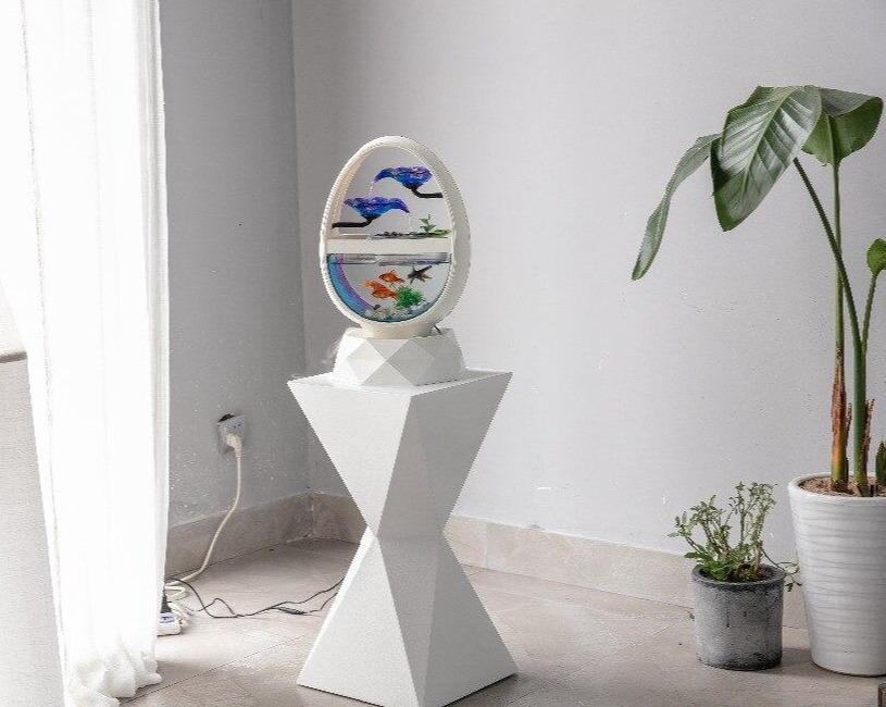 Aquarium design fontaine