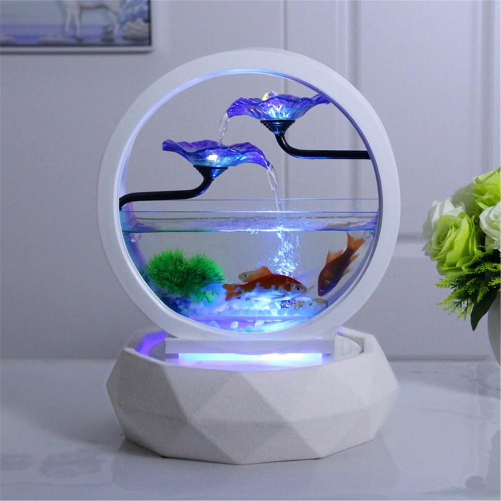 Fontaine aquarium décorative
