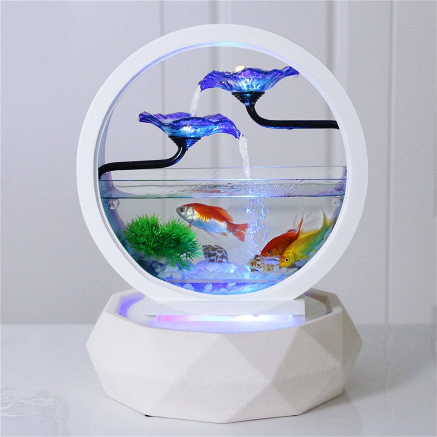 Fontaine aquarium décorative