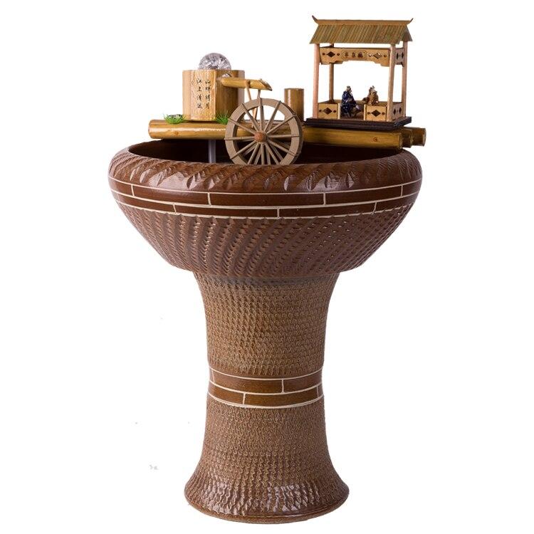 Grande fontaine de bambou pour l'intérieur