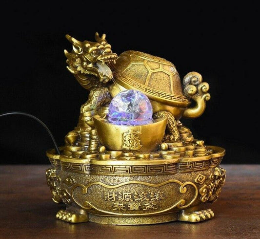 Fontaine dragon tortue Feng Shui