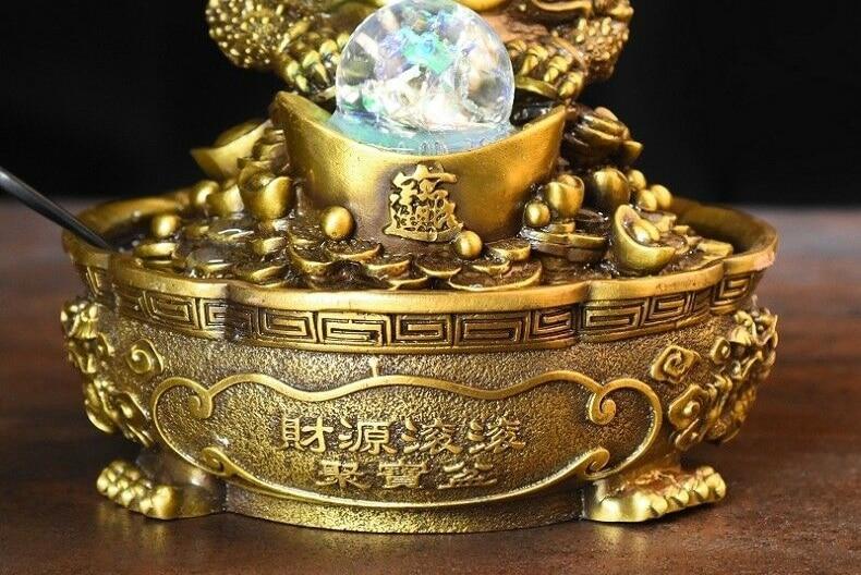 Fontaine crapaud d'argent