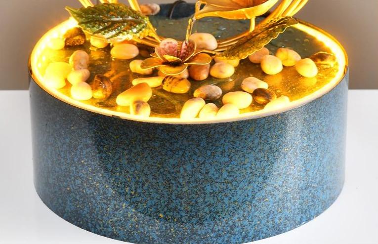 Fontaine zen intérieur métal