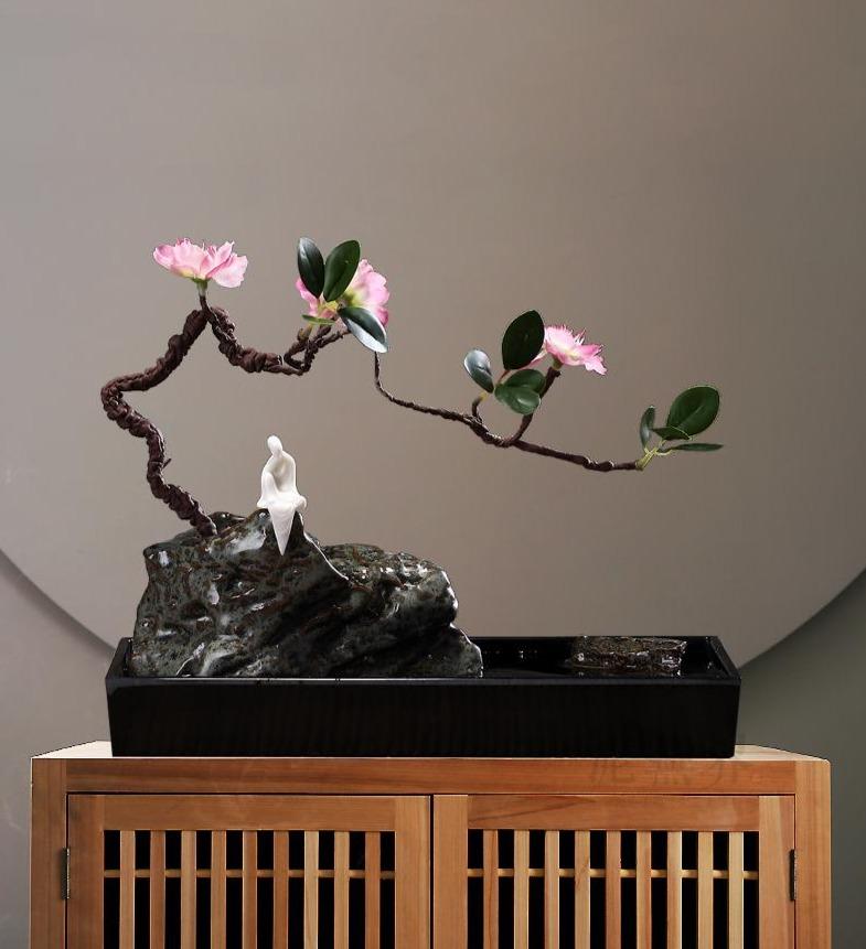 Fontaine zen japonaise