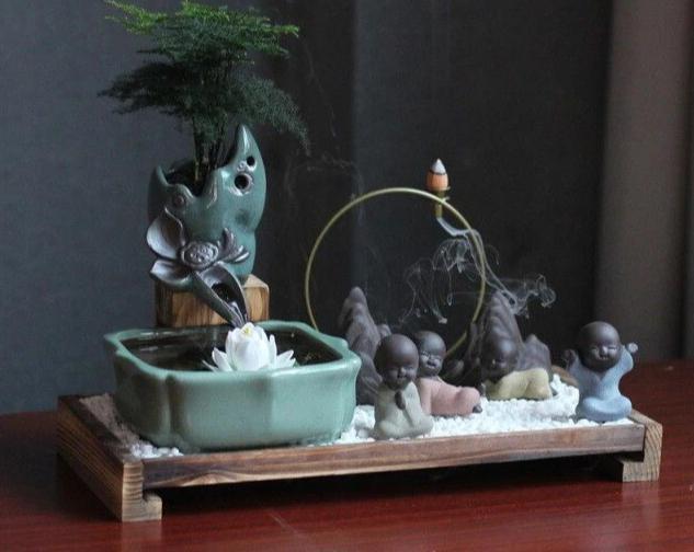 petite fontaine jardin zen