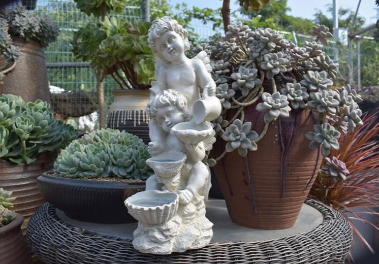 Baignoire à oiseaux jardin