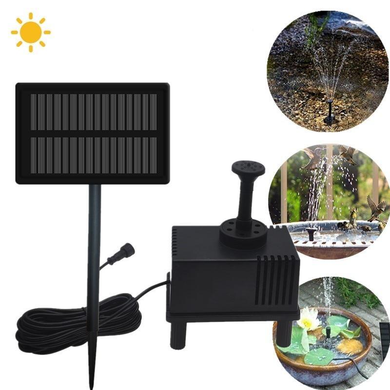 Fontaine alimentation solaire