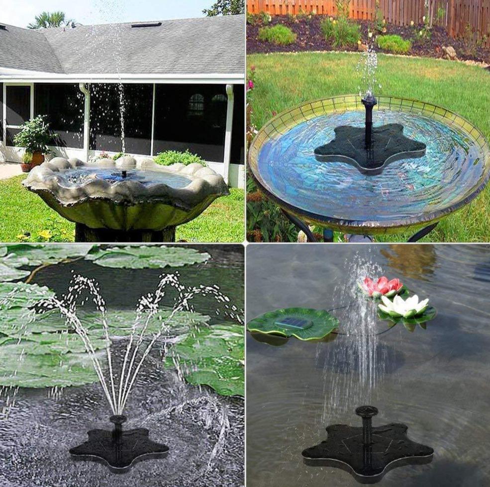 Design fontaine extérieur solaire