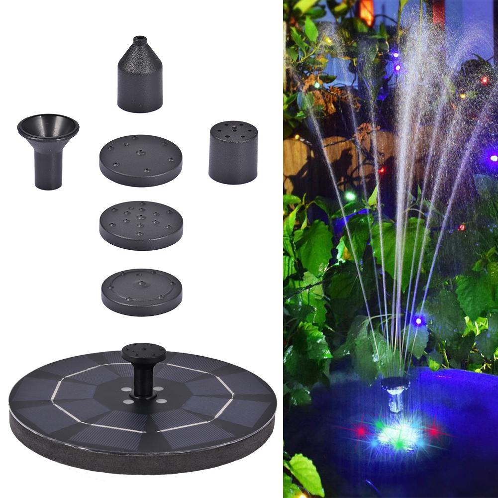 LED avec Fontaine solaire