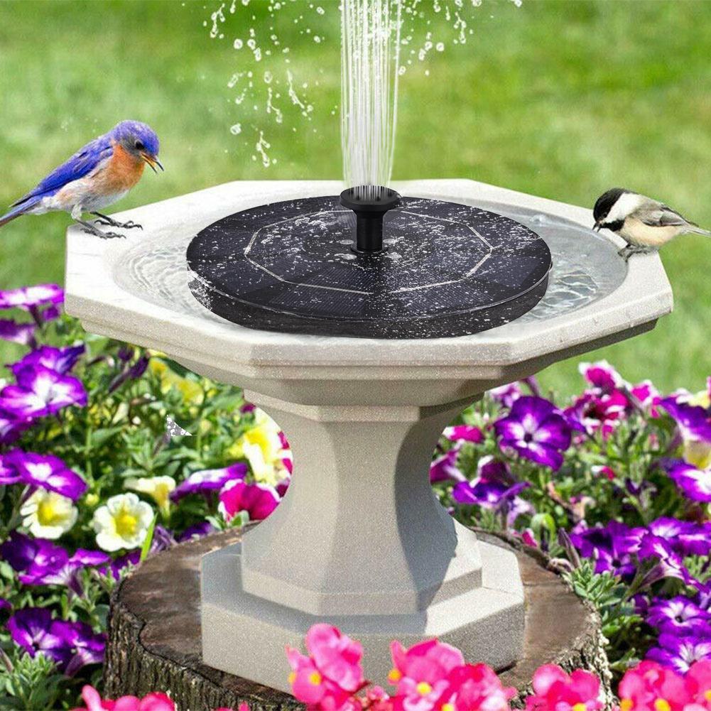 Fontaine solaire avec LED