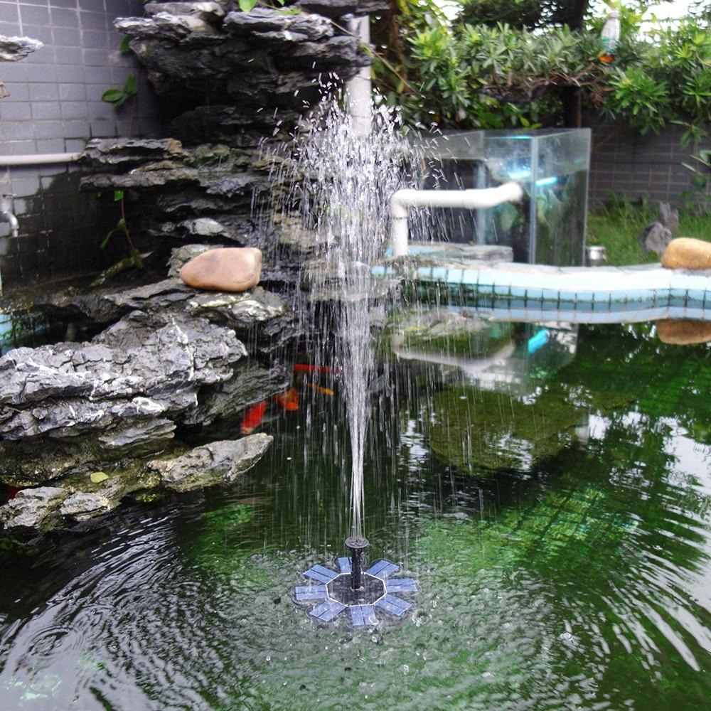 Fontaine solaire jardin