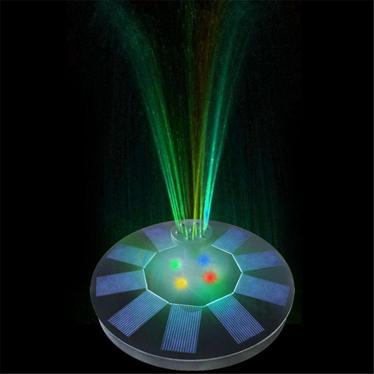 Fontaine lumineuse solaire