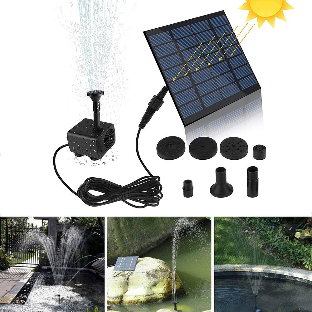 Fontaine solaire mobile