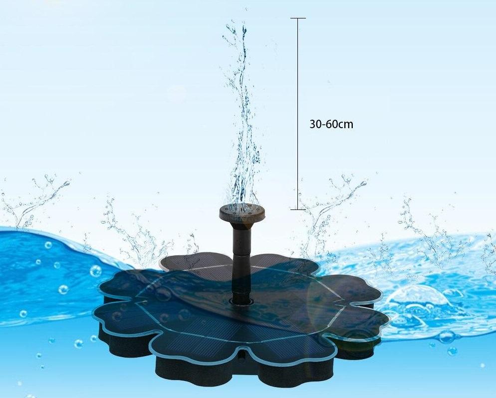 Moderne fontaine solaire