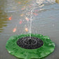 Fontaine solaire nénuphar flottant