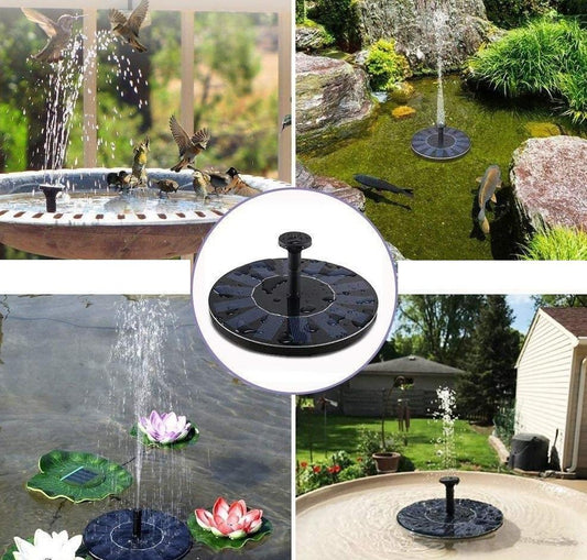 Fontaine piscine solaire