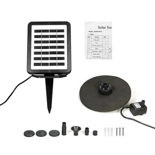 Fontaine sur pied solaire