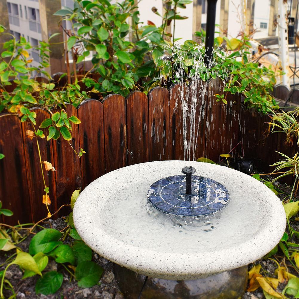 Petite fontaine solaire pour terrasse