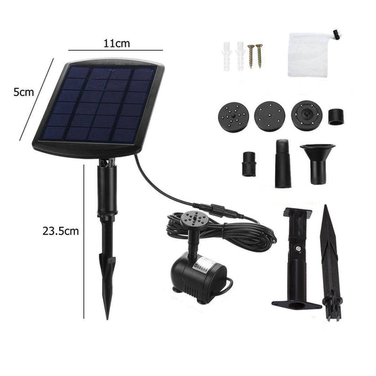 Fontaine solaire jardin