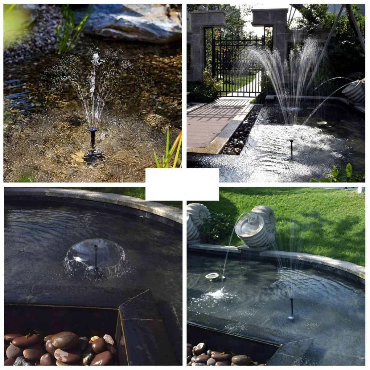 Fontaine solaire de jardin