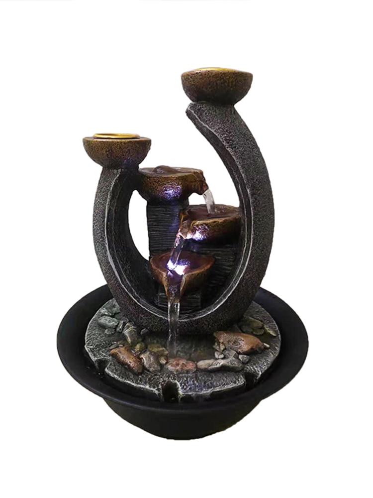 fontaine a eau avec bougie