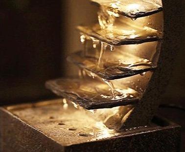 Fontaine décorative LED