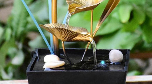 Fontaine musique LED