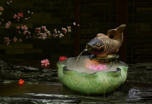 Fontaine zen poisson