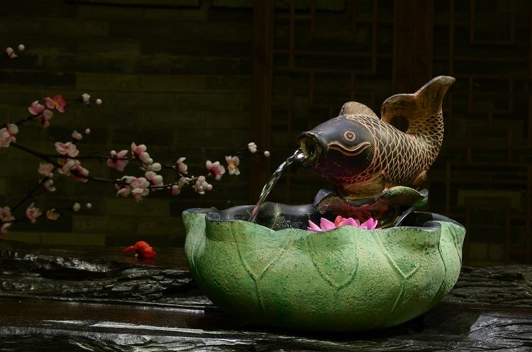 Fontaine relaxante poisson