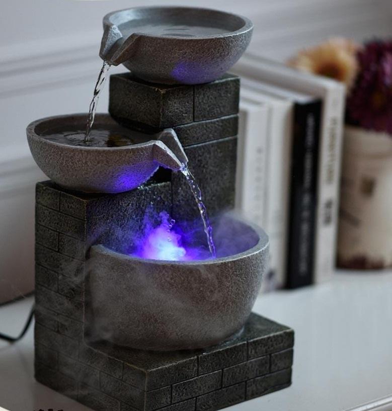 Fontaine vapeur LED