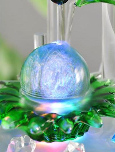 Fontaine boule verre