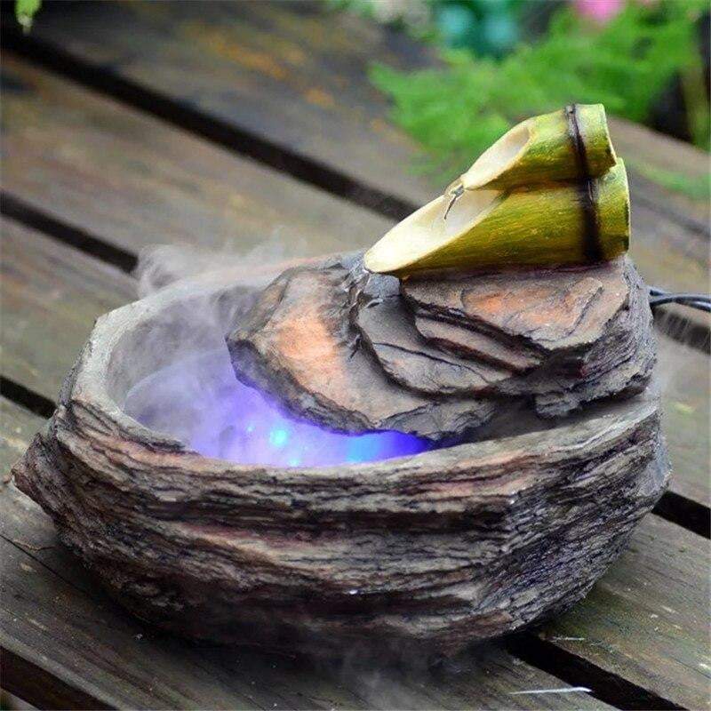 Fontaine zen pierre