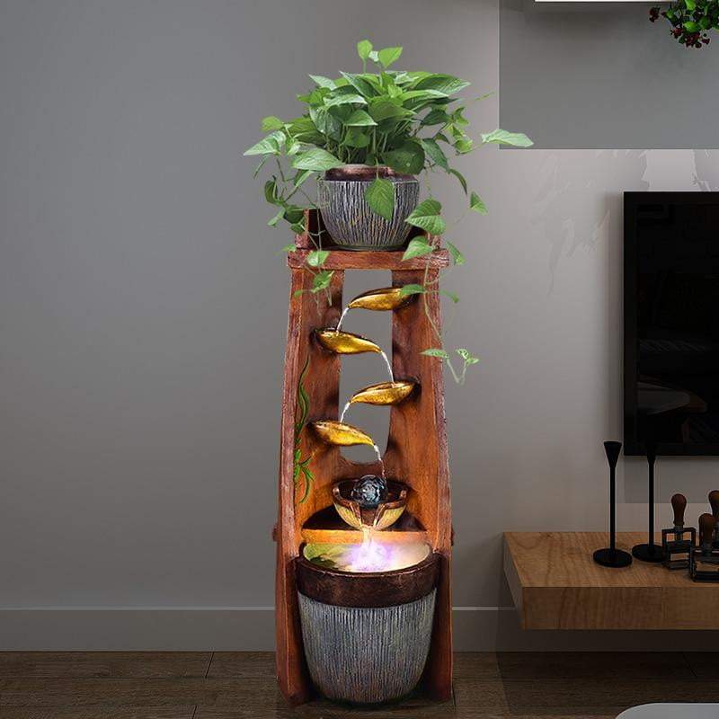 Grande fontaine zen intérieur