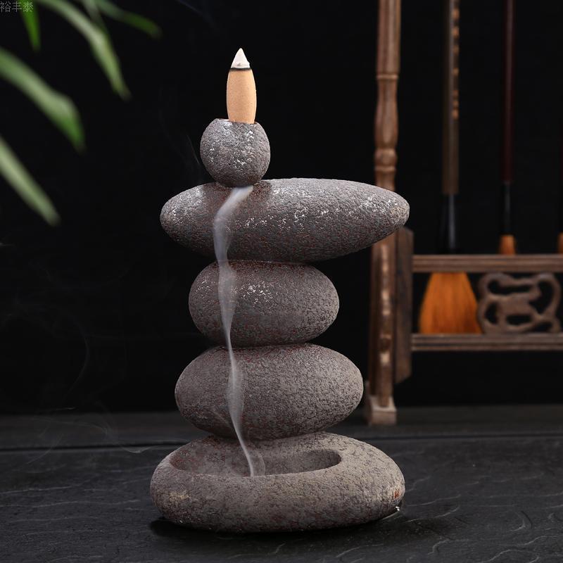 Fontaine zen galet encens