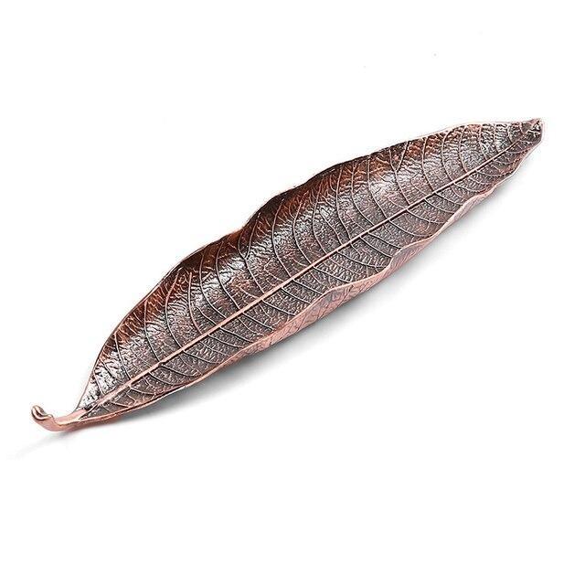 Porte encens feuille de cuivre