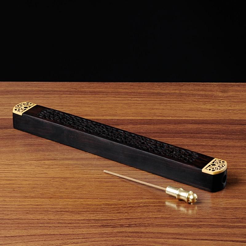 Porte encens en noir
