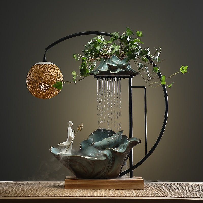 Fontaine pour jardin zen