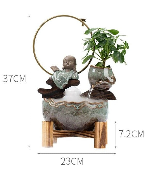 Fontaine Bouddha grâce