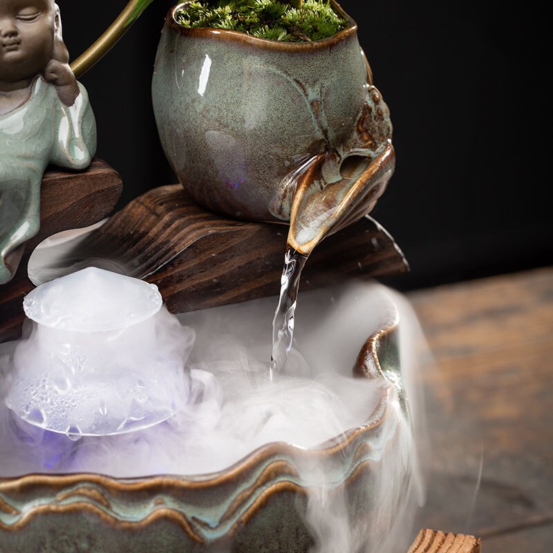 Humidificateur fontaine Bouddha