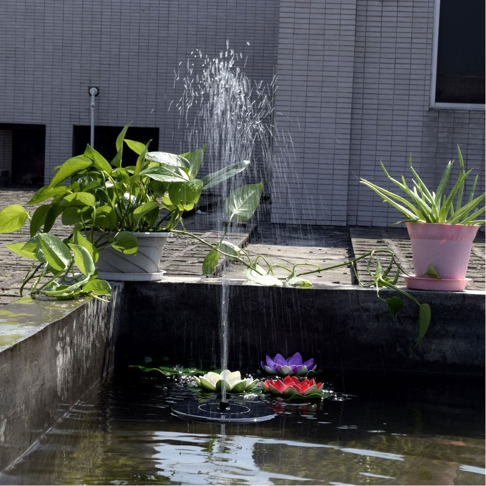 Fontaine solaire Lilas