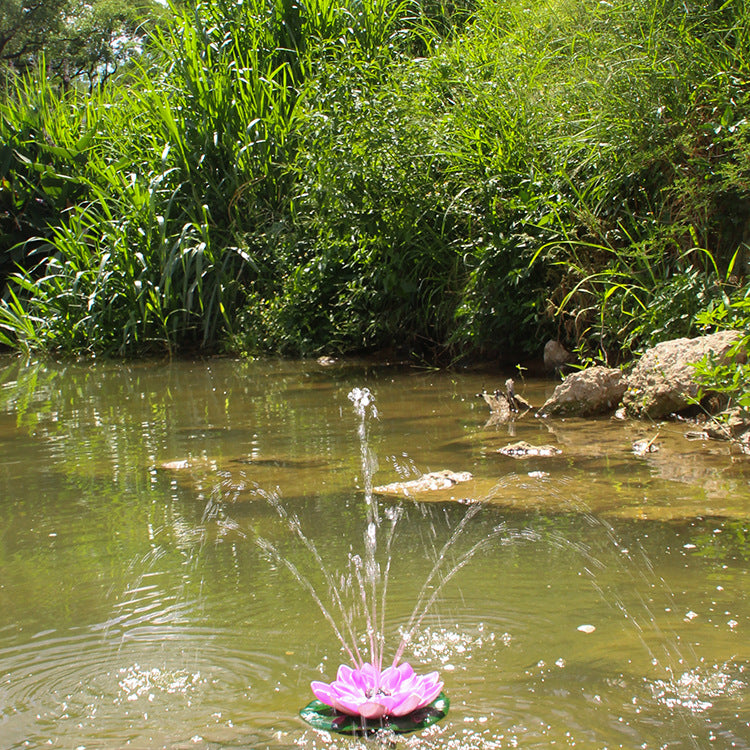 Fontaine solaire Lilas