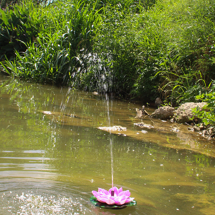 Fontaine solaire Lilas